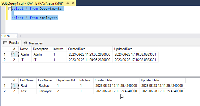 EF Core in .NET 7 API